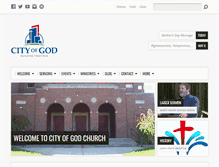 Tablet Screenshot of cityofgod.com